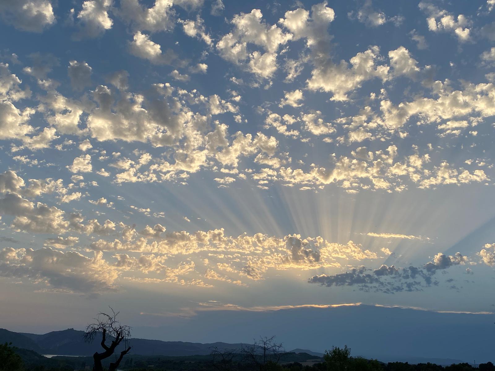 Zonsondergang in Torres del Obispo